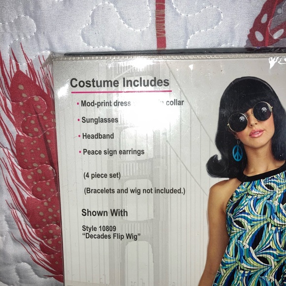 🎃NWT Dreamgirl Halloween Hippie Costume M - Picture 3 of 8